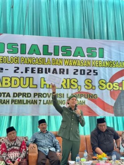 Munir Abdul Haris Tanamkan Nilai-nilai Pancasila ke Masyarakat Lampung Tengah