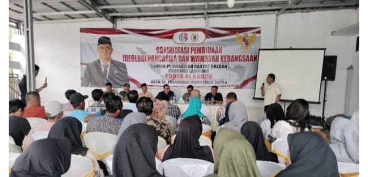 Anggota DPRD Provinsi Lampung Yudha Alhadjid Sosialisasi PIP-WK