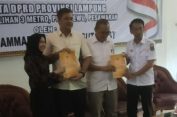 Anggota DPRD Lampung Sosperda Penanggulangan Bencana di Metro