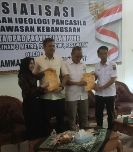 Anggota DPRD Lampung Sosperda Penanggulangan Bencana di Metro