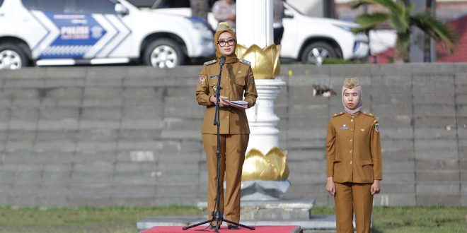 Wagub Jihan Nurlela Pimpin Apel Mingguan, Ajak ASN Pemprov Lampung Tingkatkan Pelayanan Kepada Masyarakat demi Mewujudkan Visi Lampung Maju untuk Indonesia Emas