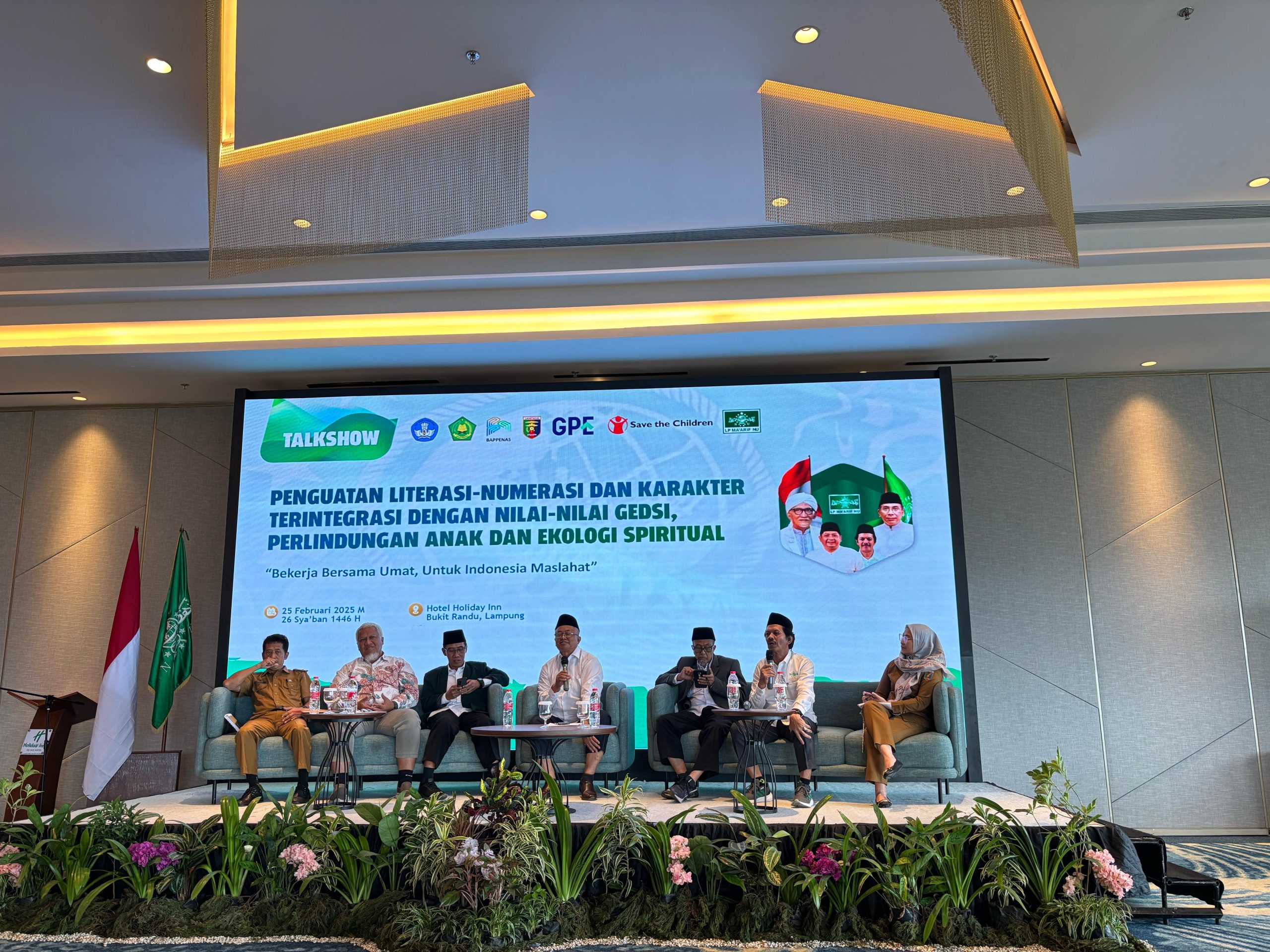 Kick Off dan Talk Show Program KREASI LP Ma’arif NU Resmi Digelar, Wakil Gubernur Lampung Hadir Membuka Acara