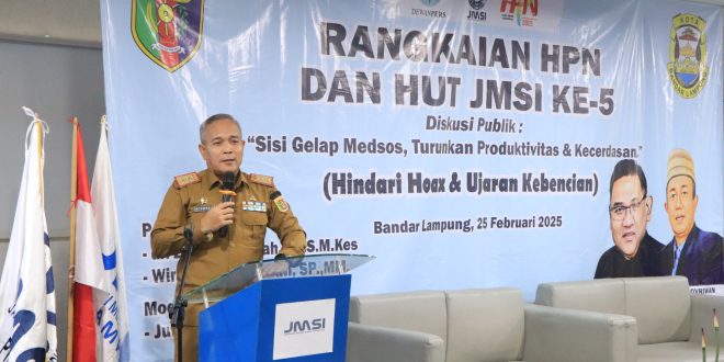 Kepala Dinas Kominfotik Provinsi Lampung Buka Diskusi Publik tentang Dampak Medsos Terhadap Produktivitas dan Kecerdasan