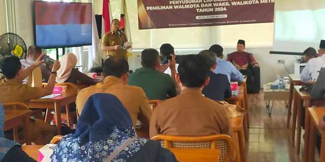 KPU Kota Metro Gelar FGD Penyusunan Laporan Evaluasi Pemilihan Walikota dan Wakil Walikota Metro