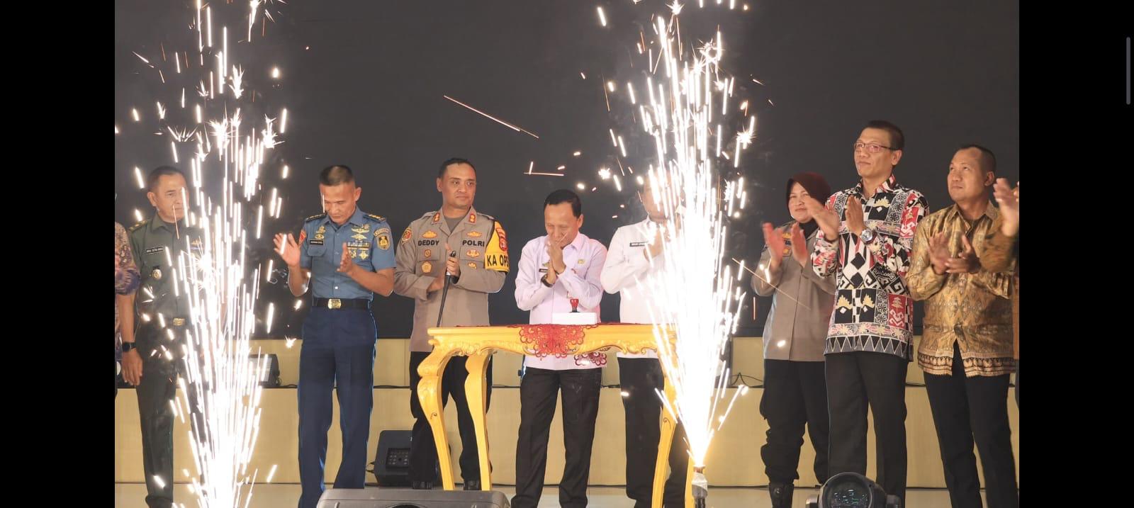 Kabid Humas Polda Lampung Hadiri Ramah Tamah HPN dan HUT Ke-79 PWI di Lampung Utara
