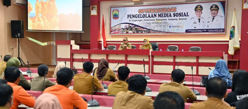 Tingkatkan Optimalisasi Penggunaan Medsos,Pemkab Lamsel Gelar Pelatihan Konten Kreator