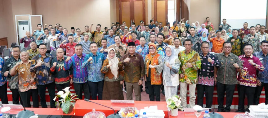 Hari Pertama Pasca Dilantik,Wabup M.Syaiful Anwar Pimpin Coffe Morning Bersama Pejabat Daerah