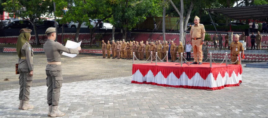 Pimpin apel Perdana Wabup M.Syaiful Ajak ASN Kerja Dengan Senang Hati