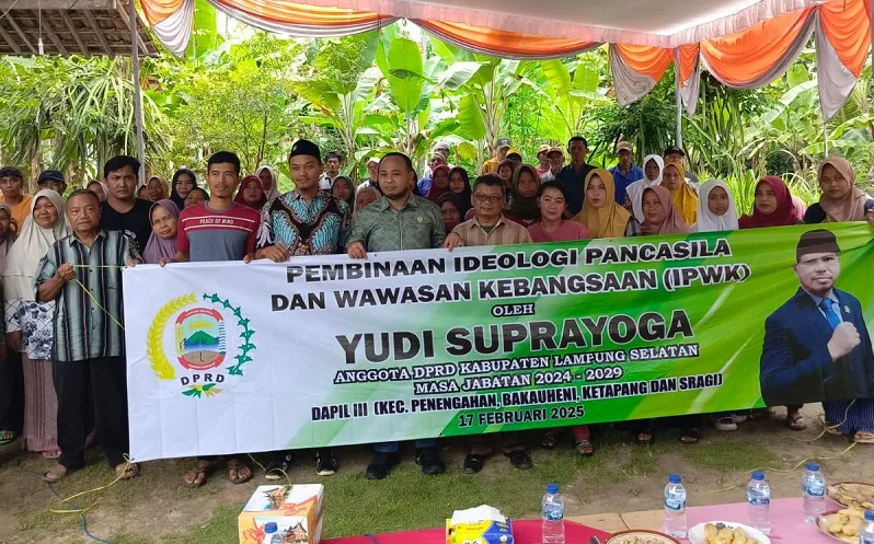 Yudi Suprayoga DPRD Lamsel Gelar Pembinaan IPWK di Desa Ruguk
