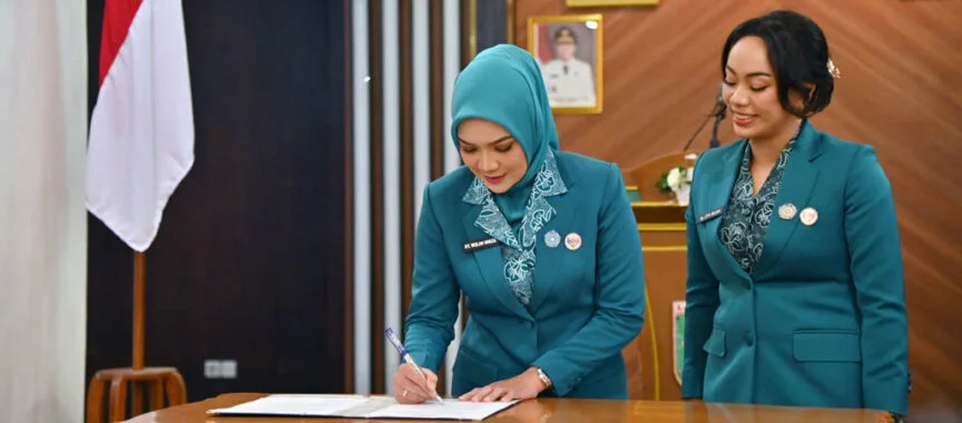 Ketua TP PKK Provinsi Lampung Lantik Liza Anjani Ketua TP PKK Dan Pembina Posyandu Lampung SelatanLamsel