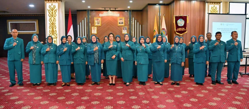 Zita Anjani Lantik Pengurus TP PKK Lampung Selatan Masa Bakti 2025-2030