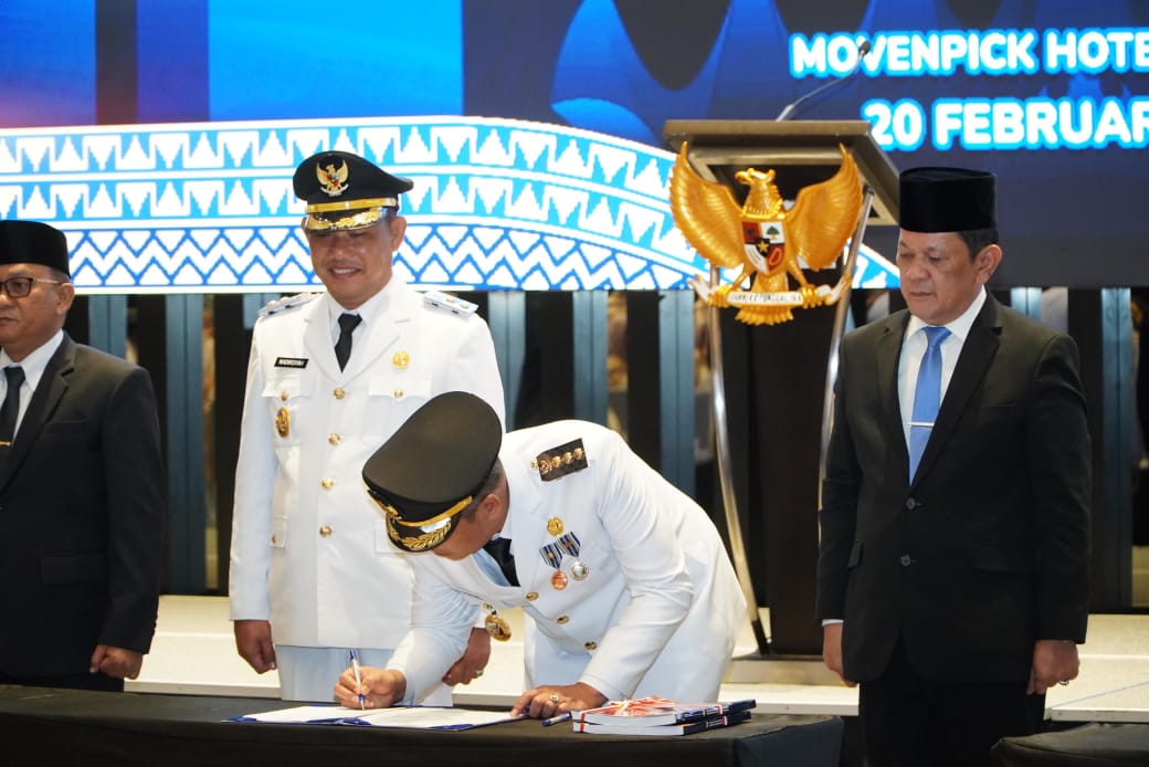 Gubernur Lampung Pimpin Serah Terima Jabatan 14 Kepala Daerah Terpilih