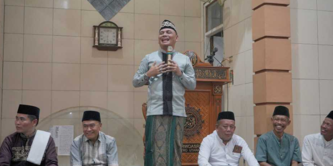 Pemkot Metro Safari Ramadan di Masjid Al Amin Purwoasri