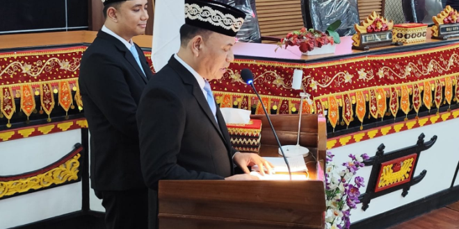Walikota dan Wakil Walikota Metro Paparkan 9 Program Prioritas pada Paripurna DPRD