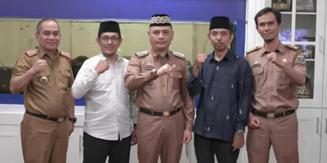 Sambut Audiensi, Walikota Bambang Dukung Acara Buka Bersama KBSB Metro