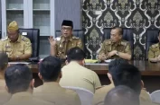 Bupati Lampung Tengah Didampingi Wakil Bupati Pimpin Rapat Koordinasi Perdana