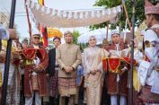 Gubernur Lampung Resmi Tempati Mahan Agung, Gelar Prosesi Adat Ngantak Gubernur Buka Belangan