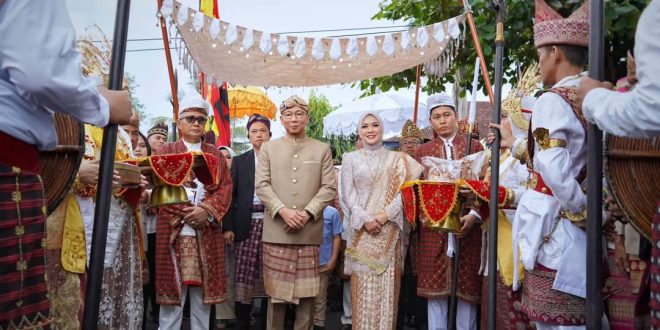 Gubernur Lampung Resmi Tempati Mahan Agung, Gelar Prosesi Adat Ngantak Gubernur Buka Belangan