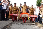Groundbreaking Jalan Kotabumi-Bandar Abung Awali Komitmen Gubernur Rahmat Mirzani Tingkatkan Pembangunan Infrastruktur di Lampung