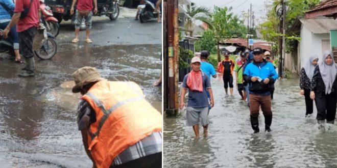 Gerak Cepat! Kadis PU Kota Dedi Sutioso Turun Langsung Tangani Banjir di Bandar Lampung
