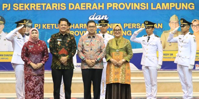 Pemprov Lampung Gelar Acara Pelepasan Pj. Sekdaprov Fredy Yang Memasuki Purna Bakti