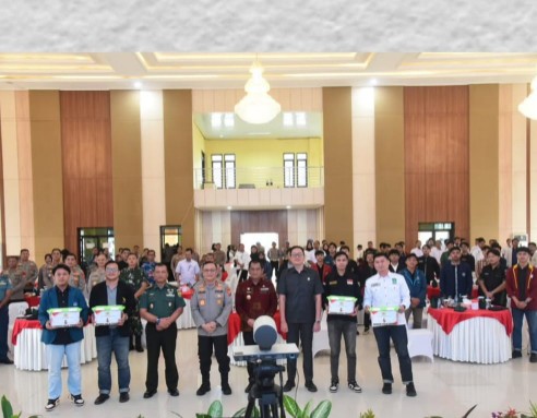 Legislator DPRD Lampung Naldi Rinara S Rizal Hadiri Baksos Polda Lampung