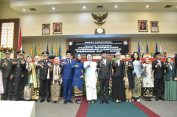 Danrem 043/Gatam Hadiri Sidang Paripurna DPRD Provinsi Lampung