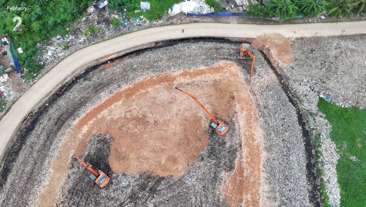 Pemkot Bersama Dinas Lingkungan Hidup Kota Bandar Lampung Mengelola TPA Bakung Dengan Metode Controled Landfil