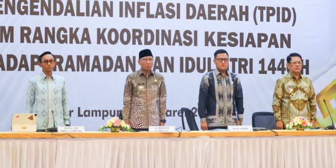 Gubernur Rahmat Mirzani Djausal Dorong Sinergi Jaga Stabilitas Ekonomi di Provinsi Lampung