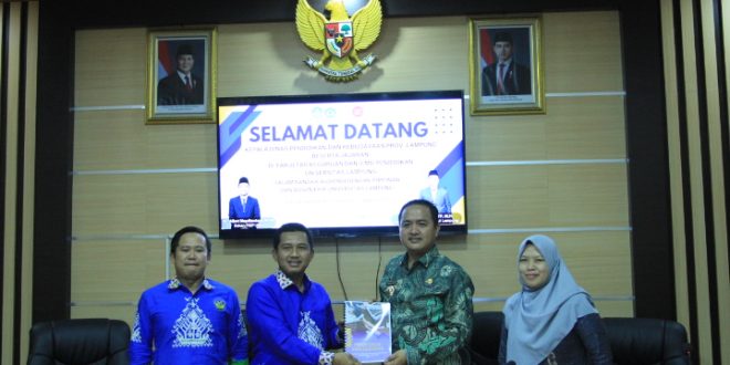 FKIP Unila Terima Audiensi Dinas Pendidikan dan Kebudayaan Provinsi Lampung