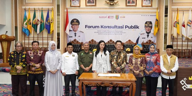 Pj. Sekdaprov Firsada Buka Forum Konsultasi Publik RPJMD Tahun 2025-2029 Dan RKPD Provinsi Lampung Tahun 2026