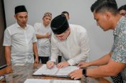 Komitmen Wujudkan Masyarakat Pesawaran yang Harmonis dan Kondusif, Bupati Teken Penandatanganan Nota Kesepahaman Bersama Forkopimda