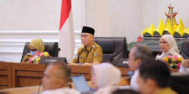 Gubernur Rahmat Mirzani Djausal Terima Laporan Eksekutif Daerah, Fondasi Strategis untuk Pembangunan Berkelanjutan