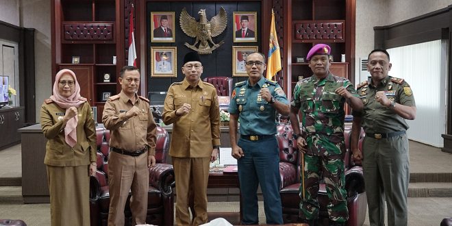 Gubernur Mirza Terima Kunjungan Pasis Sesko TNI Kolonel Mar. Kanang Budi Raharjo