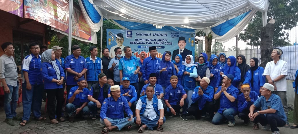 Pemudik Dipersilahkan Istirahat di Posko PAN Di Terminal Rajabasa