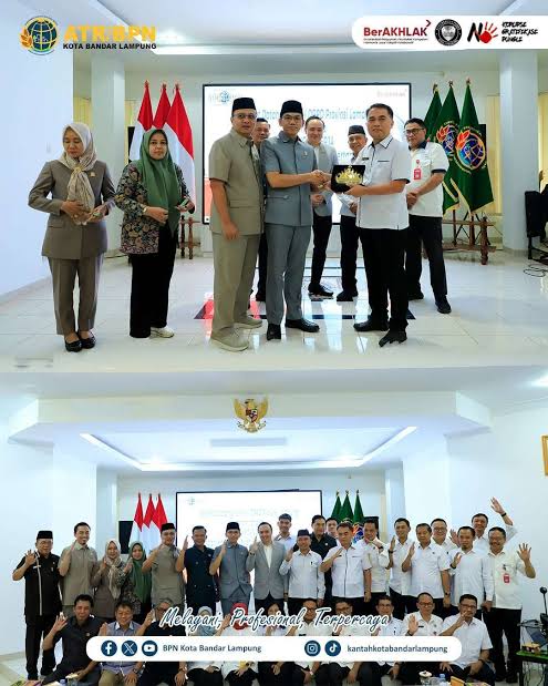Komisi I DPRD Provinsi Lampung Kunjungan Kerja ke BPN Lampung