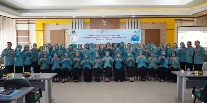 Perkuat Sinergi, TP. PKK Provinsi Lampung Gelar Rapat Koordinasi dan Halal Bihalal Penuh Kebersamaan