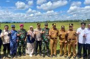 Danrem 043/Gatam Bersama Gubernur dan Forkopimda Provinsi Lampung Hadiri Panen Raya