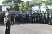Usai Cuti Hari Raya Idul Fitri 1446 H, Korem 043/Gatam Gelar Halal Bihalal
