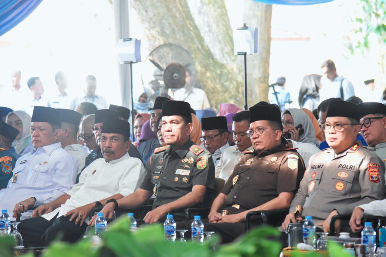 Perkuat Silaturahmi dan Sinergitas, Danrem 043/Gatam Hadiri Halal Bihalal Pemerintah Provinsi Lampung