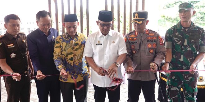 Gedung Satu Atap “Tatag Trawang Tungga” Polres Lampung Tengah Diresmikan, Ini Harapan Kapolres