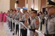 Mutasi Jabatan, Polda Lampung Gelar Sertijab Sejumlah Pejabat Utama dan Kapolres