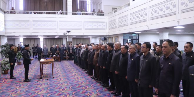 Gubernur Lampung Lantik 54 Pejabat Administrator, Tekankan Dedikasi dan Tanggung Jawab Pelayanan Publik