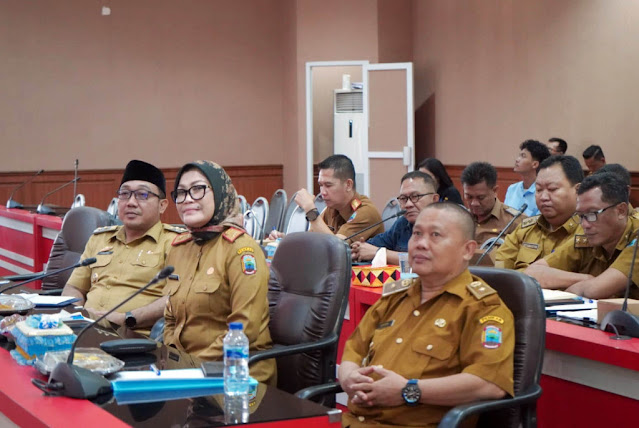 M.Wabup Syaiful Bupati Lamsel Ikut Raker dan RDP Bersama Komisi II DPR RI Secara Virtual