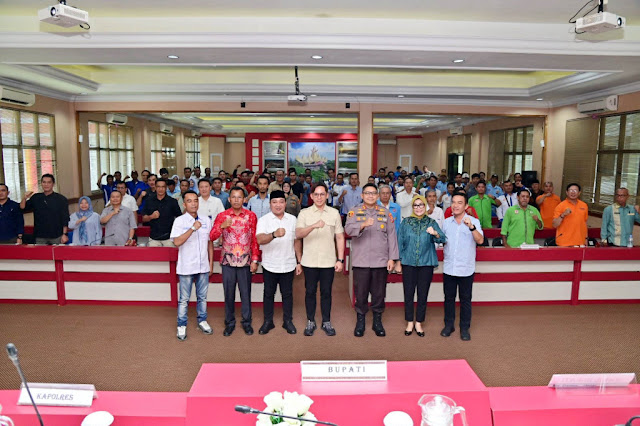 Peringati May Day Tahun 2025, Pemkab Lamsel Buka Ruang Diskusi dengan Buruh