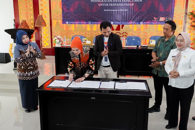 Langkah Nyata Dekranasda dan Pos Indonesia, UMKM Lampung Menuju Kelas Dunia