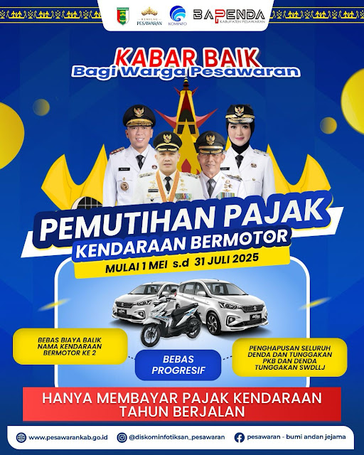 Kepala Bapenda Pesawaran Ajak Masyarakat Manfaatkan Program Pemutihan Pajak, Catat Syarat dan Kriterianya