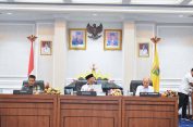 Hadiri Rakor Penanganan Darurat Bencana Hidrometeorologi, Danrem 043/Gatam Ajak Forkopimda Provinsi Lampung Kumpulkan Informasi Terkait Bencana