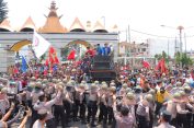 10 Polisi Terluka Saat Amankan Aksi Petani Singkong di Kantor Gubernur Lampung