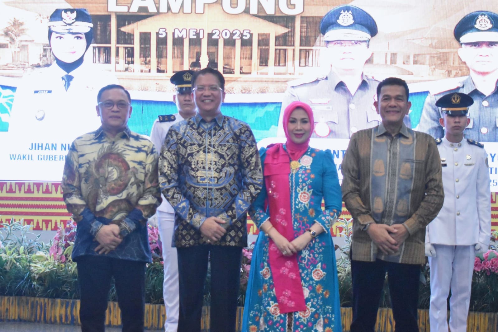 Danrem 043/Gatam Berharap Kajati Yang Baru Dapat Meneruskan Tongkat Estafet Kepemimpinan
